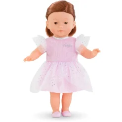 Corolle Robe rose à paillettes Ma^ Vêtements Pour Poupons Et Poupées