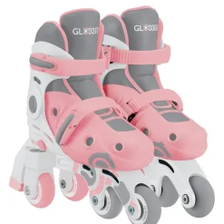 Globber Roller en ligne 2 en 1 évolutif rose^ Rollers, Skates Et Protections