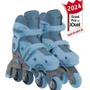 Globber Rollers En Ligne 2 En 1 Évolutifs Bleu Taille 30 À 33^ Trottinettes
