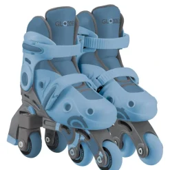 Globber Rollers En Ligne 2 En 1 Évolutifs Bleu Taille 30 À 33^ Trottinettes
