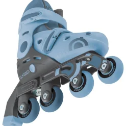Globber Rollers En Ligne 2 En 1 Évolutifs Bleu Taille 30 À 33^ Trottinettes