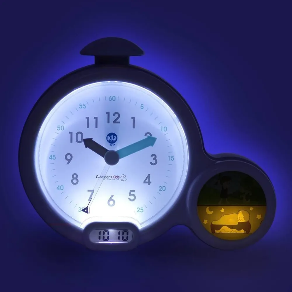 Pabobo Réveil Multifonctions Kid Sleep Clock Rose, Apprentissage Facile De L'heure^ Réveils