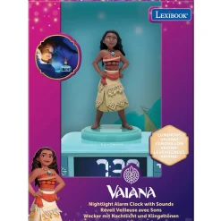 Varta Réveil Veilleuse avec effets sonores et lumineux Vaiana^ Réveils