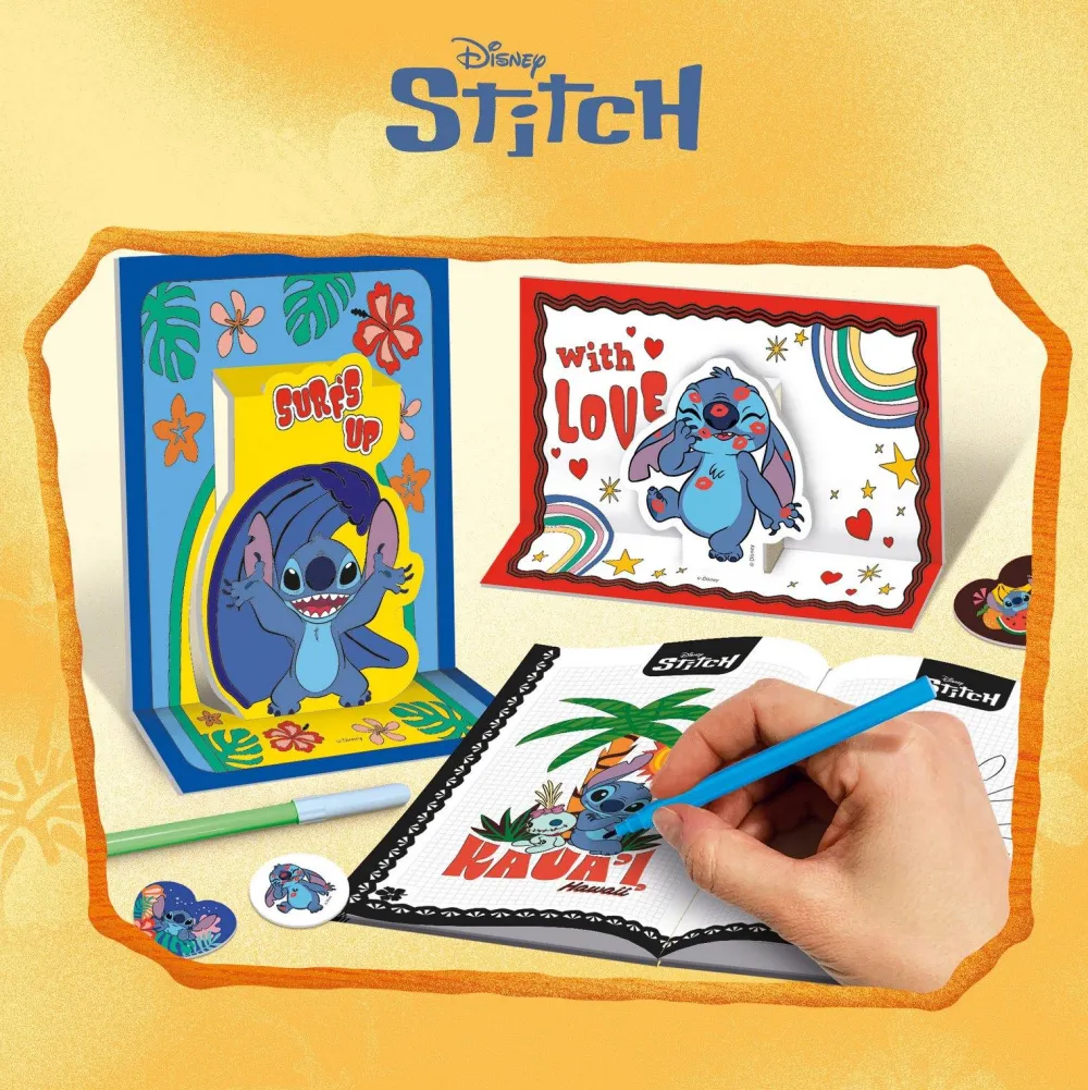 Lisciani Giochi Sac à dos - Ecole de dessin et coloriage Stitch^ Dessin