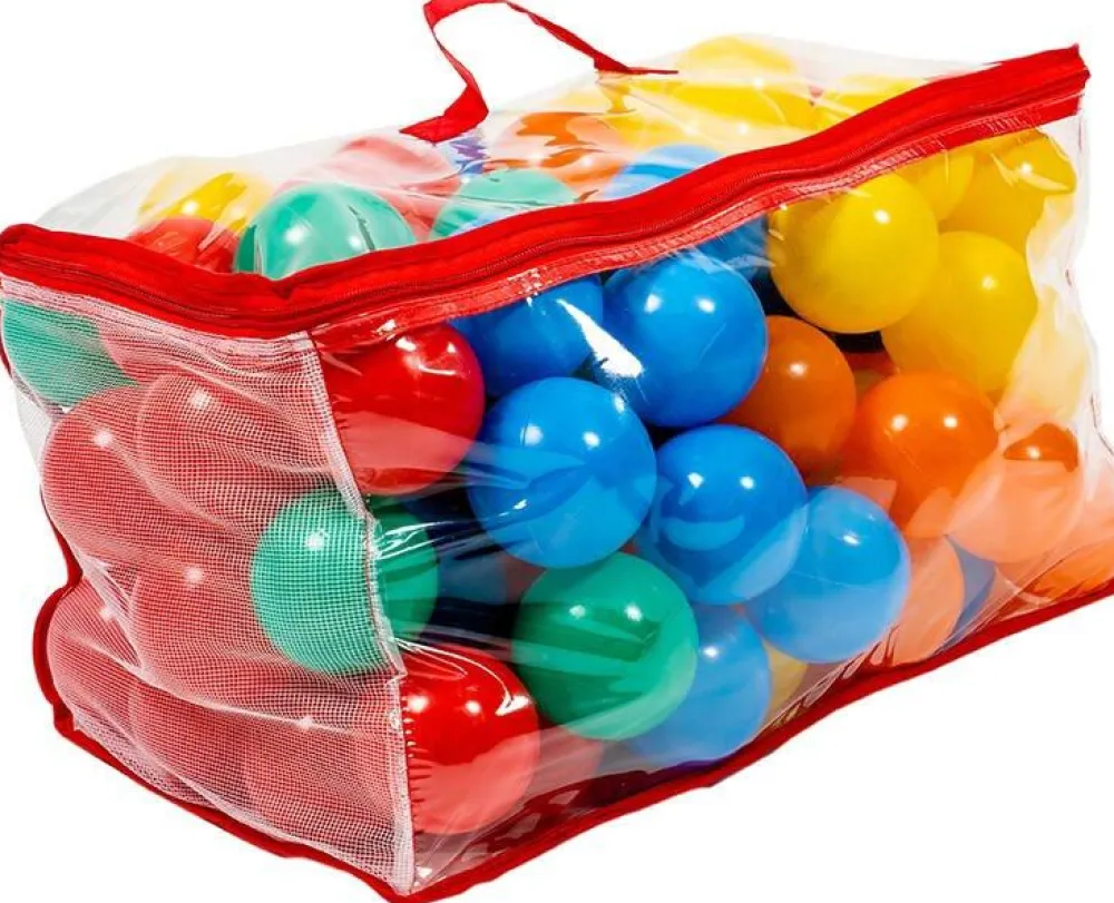 CAP Sac de 100 balles colorées de 7 cm^ Maisons, Toboggans Et Jeux D'Extérieur
