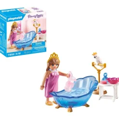 Playmobil Salle de bain royale avec princesse Princess Magic 71850^ Les Princesses Et Fées