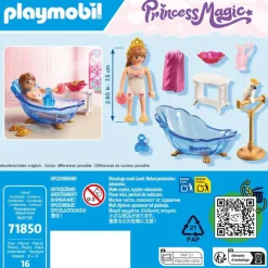 Playmobil Salle de bain royale avec princesse Princess Magic 71850^ Les Princesses Et Fées
