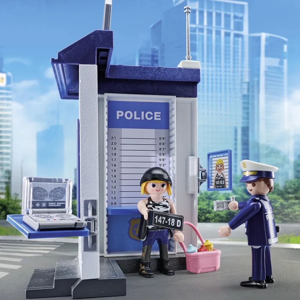 Playmobil Salle d'interrogatoire de police Starter Pack ACTION HEROES 71733^ La Ville, La Police Et Les Secours