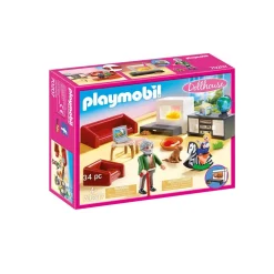 Varta Salon avec cheminée Playmobil Dollhouse 70207^ Les Figurines Interactives Et À Fonction