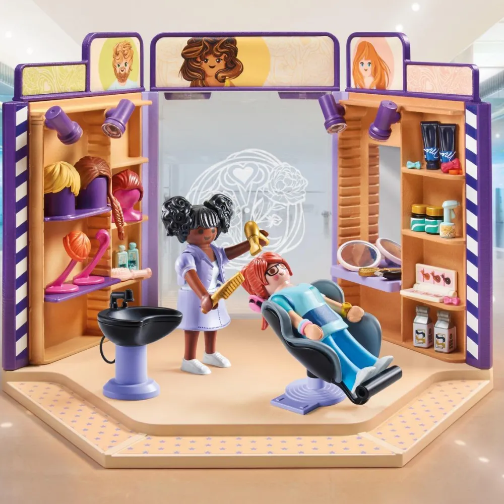 Playmobil Salon de coiffure - My life 71535^ La Ville, La Police Et Les Secours