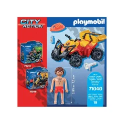 Playmobil Sauveteur en mer et quad City Action 71040^ La Ville, La Police Et Les Secours