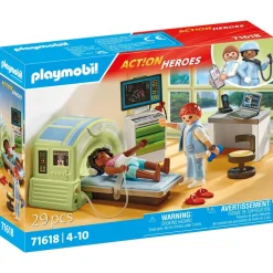 Playmobil Scanner médical avec patiente Action Heroes 71618^ La Ville, La Police Et Les Secours
