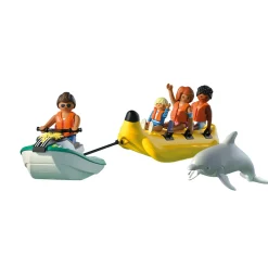 Playmobil Scooter des mers, banane tractée avec 4 personnages - My life 71905^ Le Sport, Les Loisirs Et Les Vacances