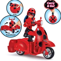 Bandai Scooter transformable de Ladybug Miraculous^ Poupées Mannequins