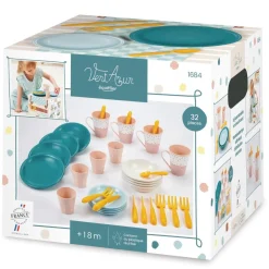 Ecoiffier Service Pic Nic - Vert Azur^ Dinette Et Accessoires