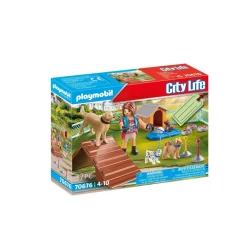 Playmobil Set cadeau éducatrice de chiens - City Life 70676^ Les Animaux