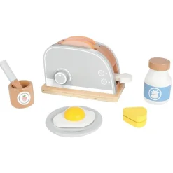 L'Atelier du bois Set De Petit Déjeuner En Bois Ludique Et Éducatif^ Dinette Et Accessoires