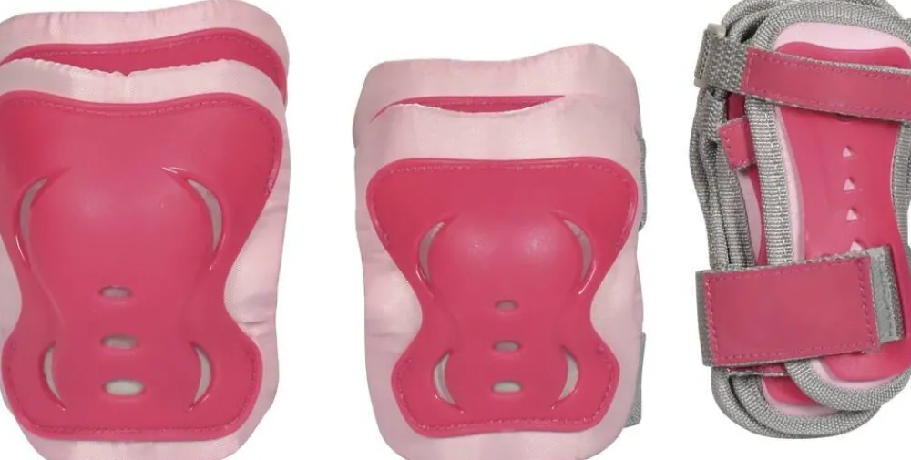 Moov'ngo Set de protections XS roses^ Rollers, Skates Et Protections
