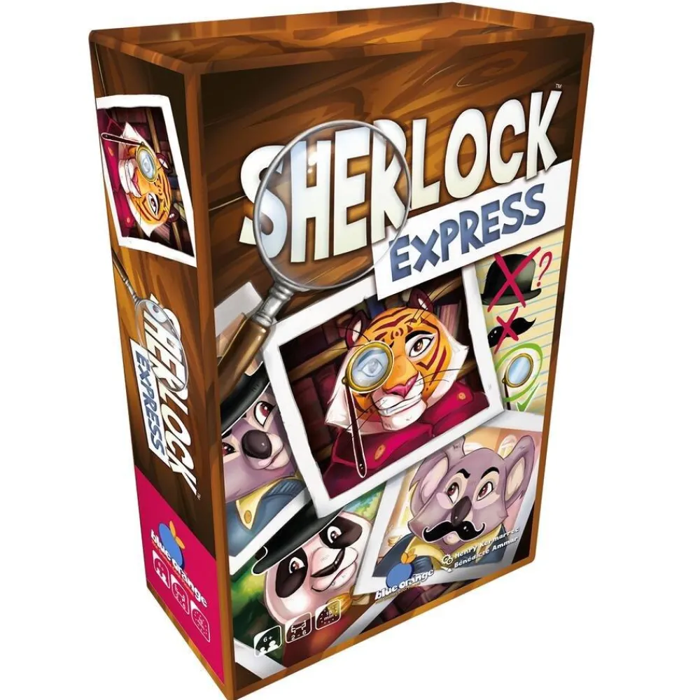 Blue Orange Sherlock Express - Démasquez Les Coupables Avec Sherlock^ Jeux De Stratégie Et De Réflexion