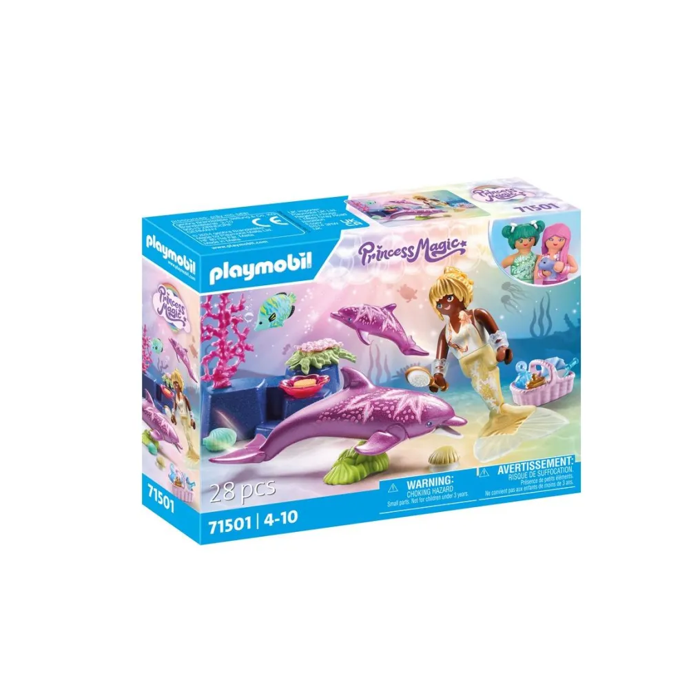 Playmobil Sirène avec dauphins Princess Magic 71501^ Les Princesses Et Fées