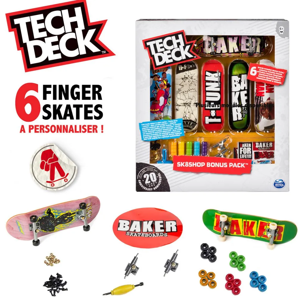 Spin Master Skate Shop Bonus Pack - Tech Deck^ Jeux D'Action Et D'Adresse
