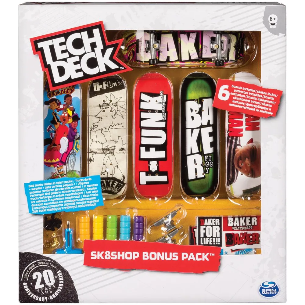 Spin Master Skate Shop Bonus Pack - Tech Deck^ Jeux D'Action Et D'Adresse