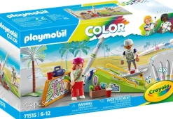 Playmobil Skateurs avec rampe Color 71515^ Le Sport, Les Loisirs Et Les Vacances