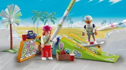 Playmobil Skateurs avec rampe Color 71515^ Le Sport, Les Loisirs Et Les Vacances