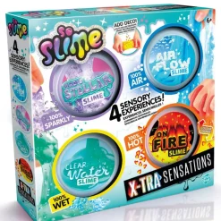 Canal Toys Slime pack de 4 pots texturés Xtra Senstations^ Modelage Et Moulage
