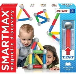 Smart Games Smartmax - Jeu D'exploration De 23 Pièces^ Jeux De Construction Aimantés Et Magnétiques