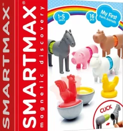 Smart Games Smartmax - Premières Découvertes Des Animaux De Ferme^ Jeux De Construction Aimantés Et Magnétiques