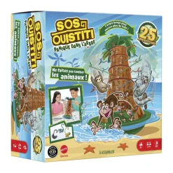 Mattel Games Sos Ouistiti : Panique dans l'arbre - 25 ANS^ Jeux D'Action Et D'Adresse