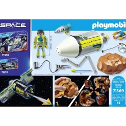 Playmobil Spationaute et satellite Space 71369^ Les Monstres, Les Robots Et La Science-Fiction