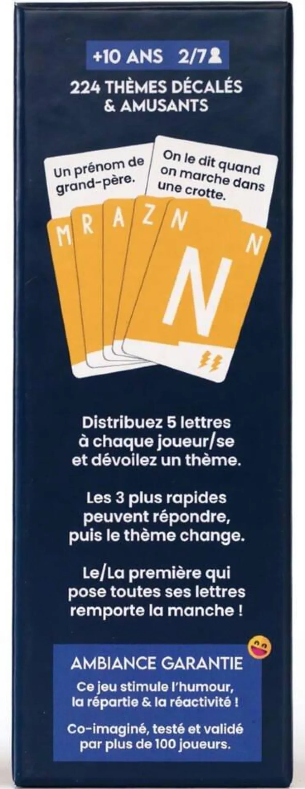 PIXIE GAMES Speed Bac jaune - petit bac drole et rapide^ Jeux D'Ambiance|Quiz Et Devinettes
