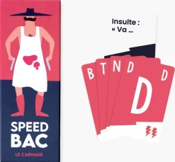 PIXIE GAMES Speed Bac Rouge - Petit Bac pour les plus grands^ Jeux D'Ambiance