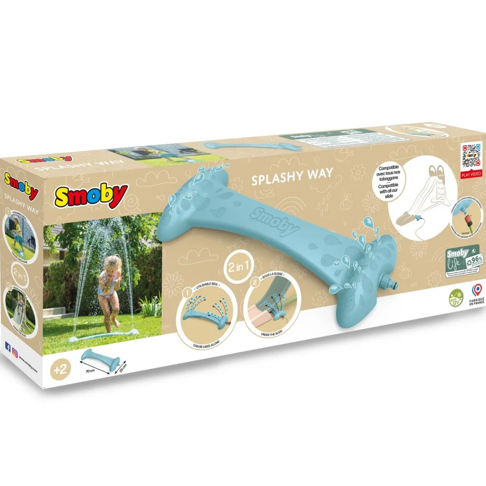 Smoby Splashy way life^ Maisons, Toboggans Et Jeux D'Extérieur
