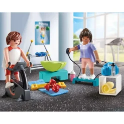 Playmobil Sportifs avec matériel de fitness MY LIFE 71806^ La Ville, La Police Et Les Secours
