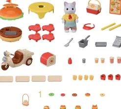 Sylvanian Families Stand de Hamburgers - 5757^ Mini-Univers