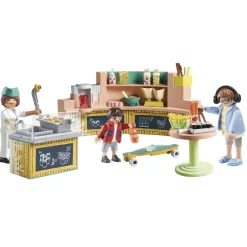 Playmobil Stand de restauration rapide - My life 71538^ La Ville, La Police Et Les Secours