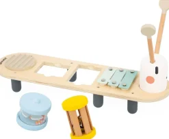 Janod Stand D'éveil Sonore, Chenille Musicale Avec Maracas^ Autres Jouets D'Éveil
