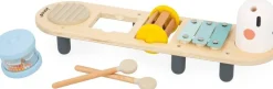 Janod Stand D'éveil Sonore, Chenille Musicale Avec Maracas^ Autres Jouets D'Éveil