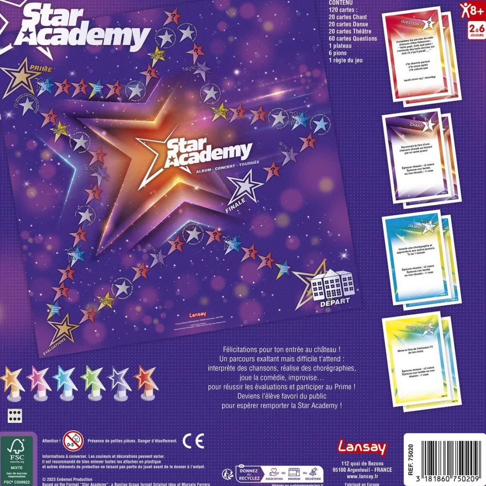 Lansay Star Academy le Jeu^ Jeux D'Ambiance