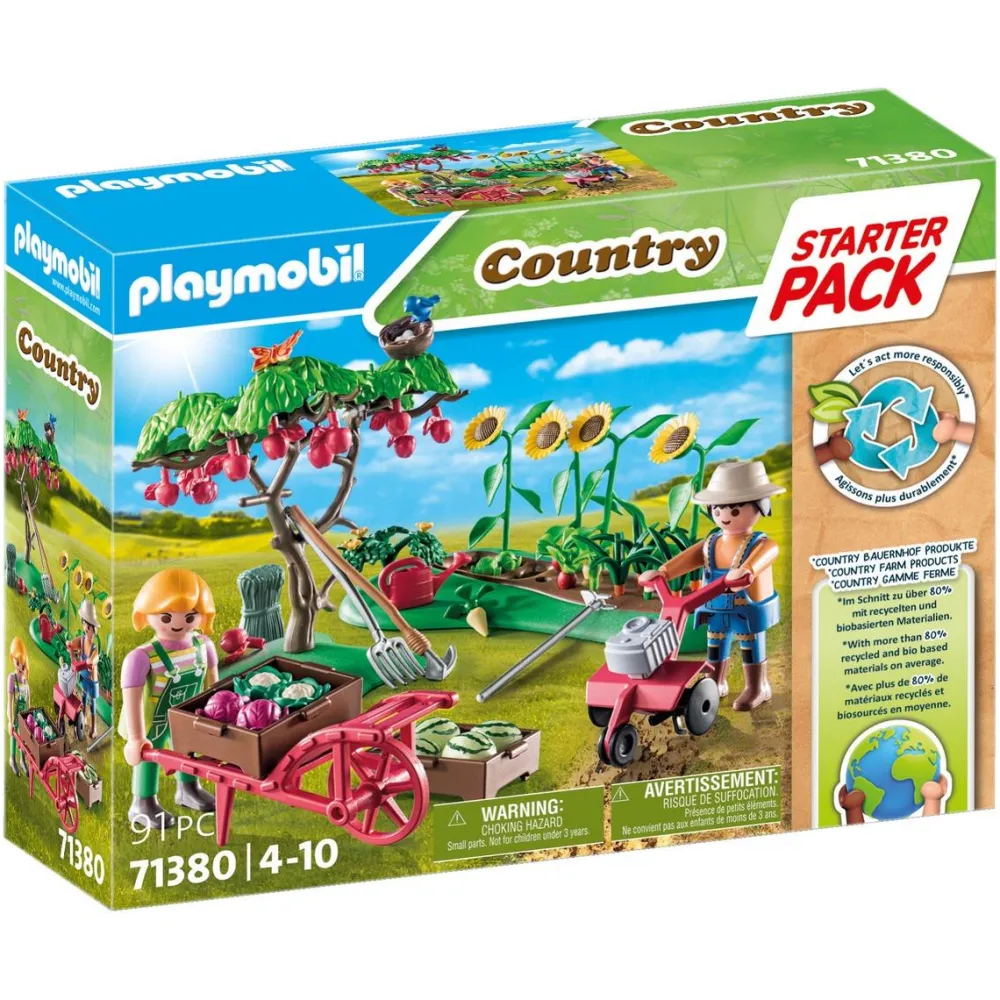 Playmobil Starter Pack Jardin potager Country 71380^ La Ferme Et L'Univers Agricole