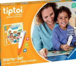 Ravensburger Starter set Tip Toi - Stylo Tip Toi et livre mon monde^ Stylos Interactifs