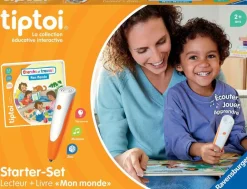 Ravensburger Starter set Tip Toi - Stylo Tip Toi et livre mon monde^ Stylos Interactifs