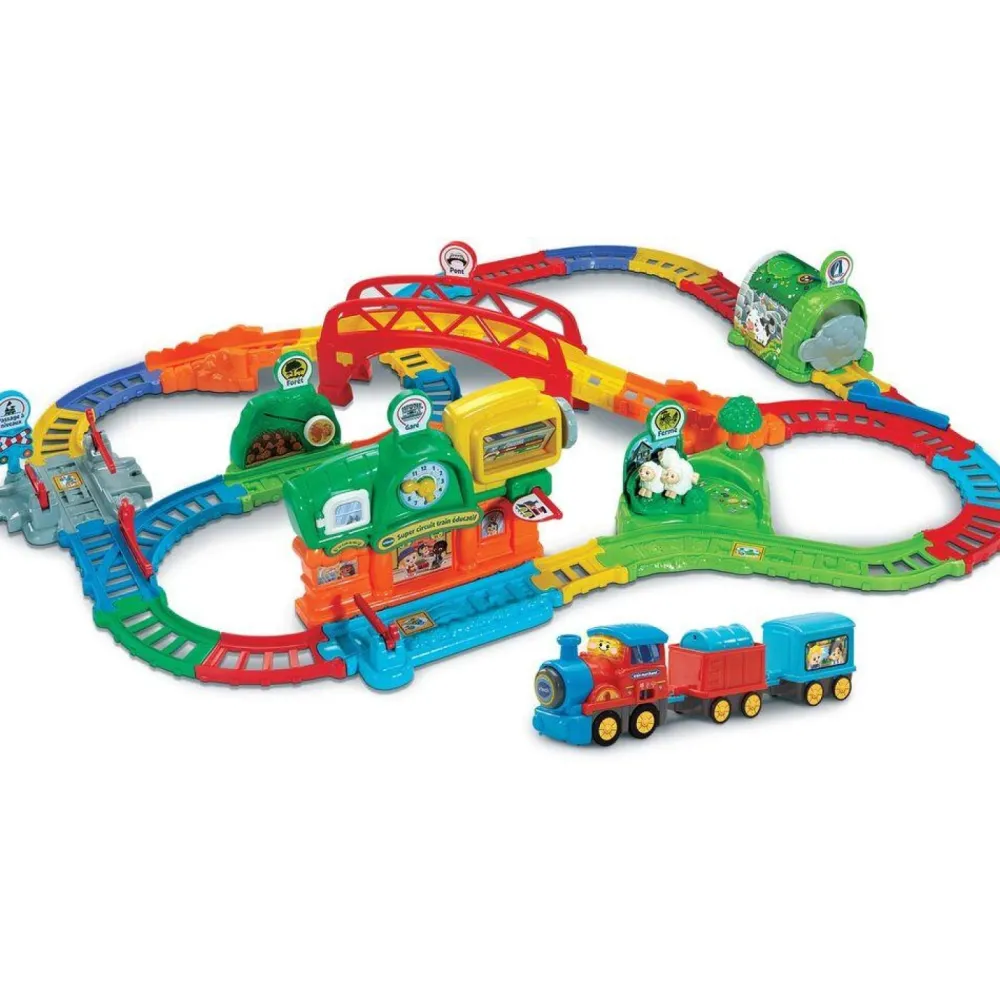 VTech Super circuit train éducatif et Adam le train marchand Tut Tut Bolides^ Jeux De Trains, Circuits Et Accessoires