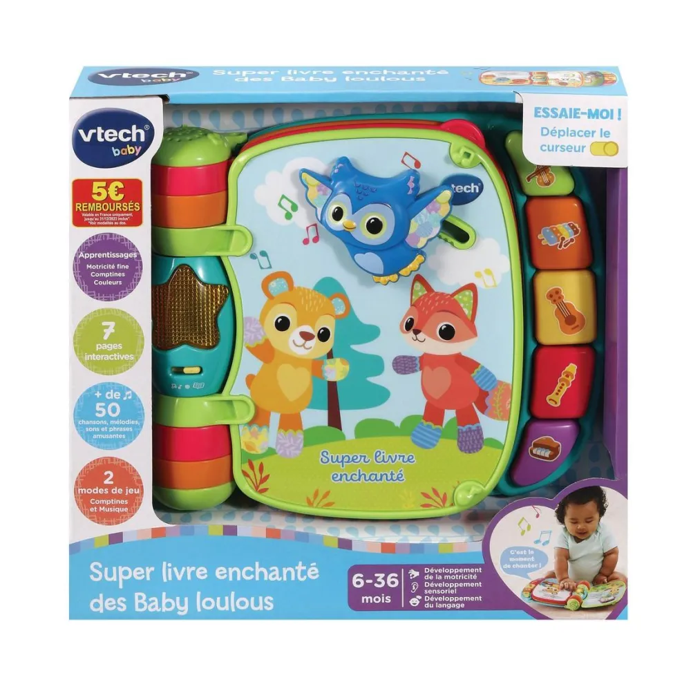 Varta Super Livre Enchanté Baby Loulous bleu^ Livres D'Éveil
