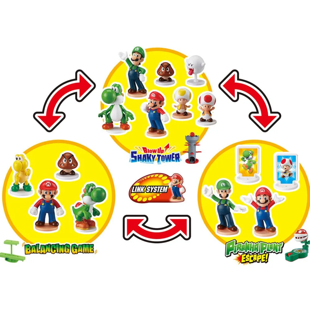 Epoch Games Super Mario Blow Up! Shaky Tower^ Jeux D'Action Et D'Adresse