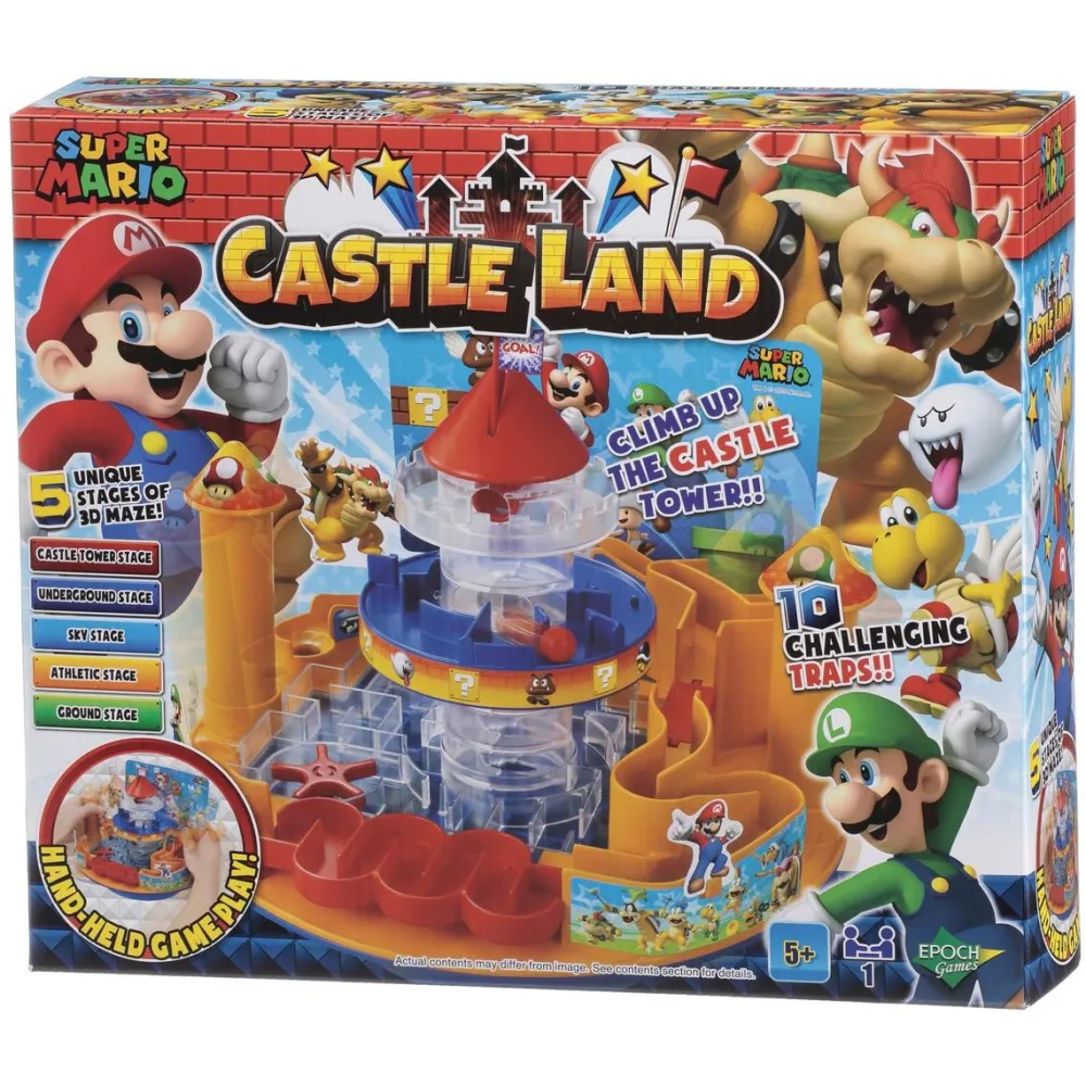 Epoch Games Super Mario Castle Land^ Jeux D'Action Et D'Adresse