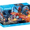 Playmobil Super-héros et son drone contre un ninja Heroes 71833^ Les Monstres, Les Robots Et La Science-Fiction